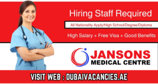 Jansons Medical Centre Jobs