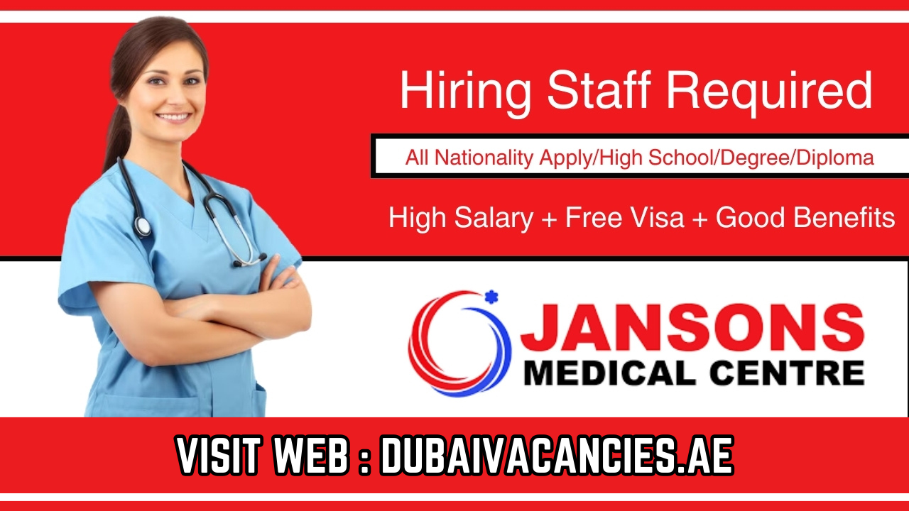 Jansons Medical Centre Jobs 