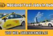 National Taxi Jobs In Dubai