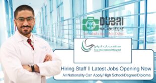 Alia International Hospital Jobs
