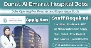 Danat Al Emarat Hospital Jobs