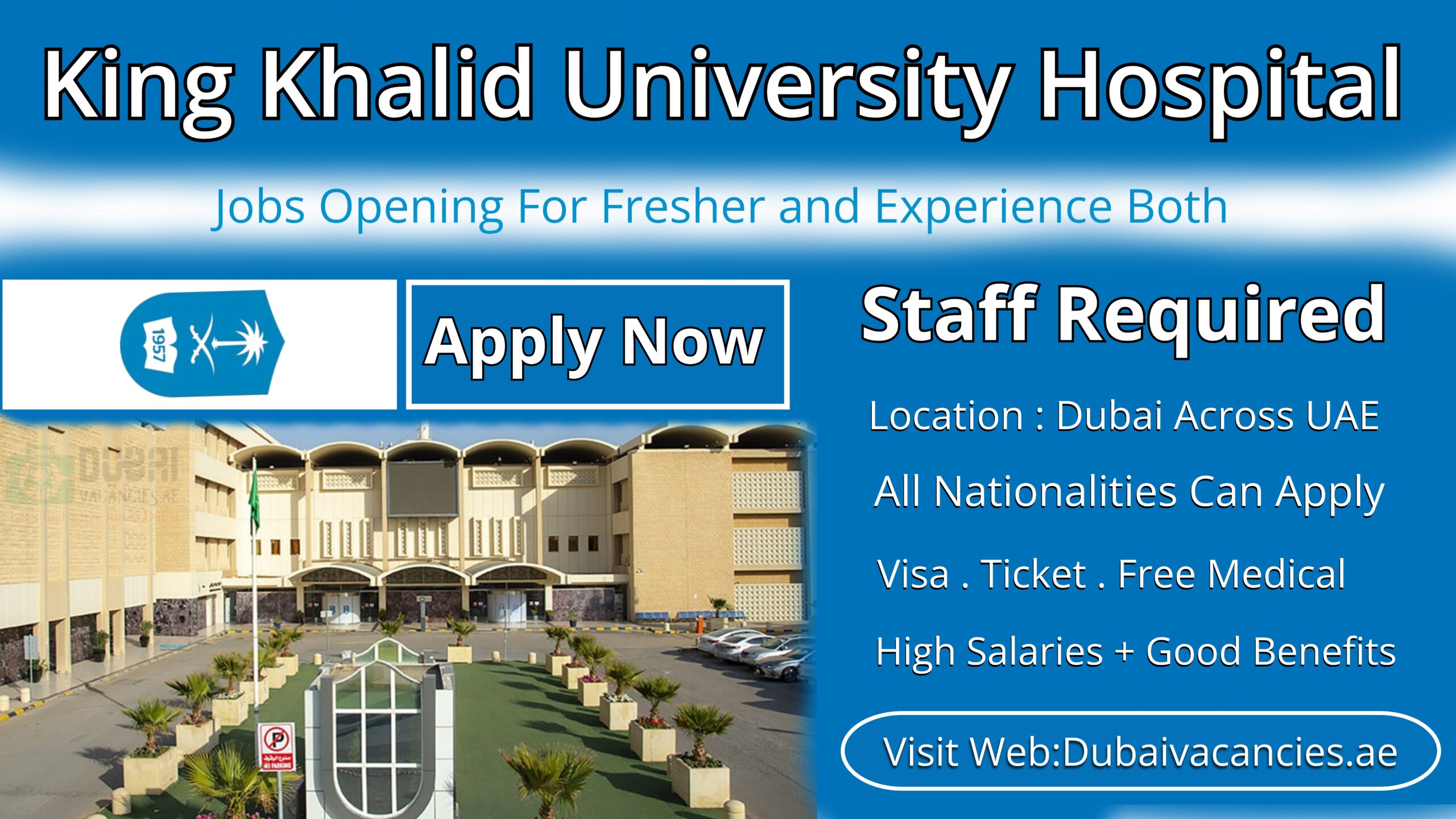King Khalid University Hospital Jobs