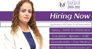 Jabal Sina Medical Centre Jobs