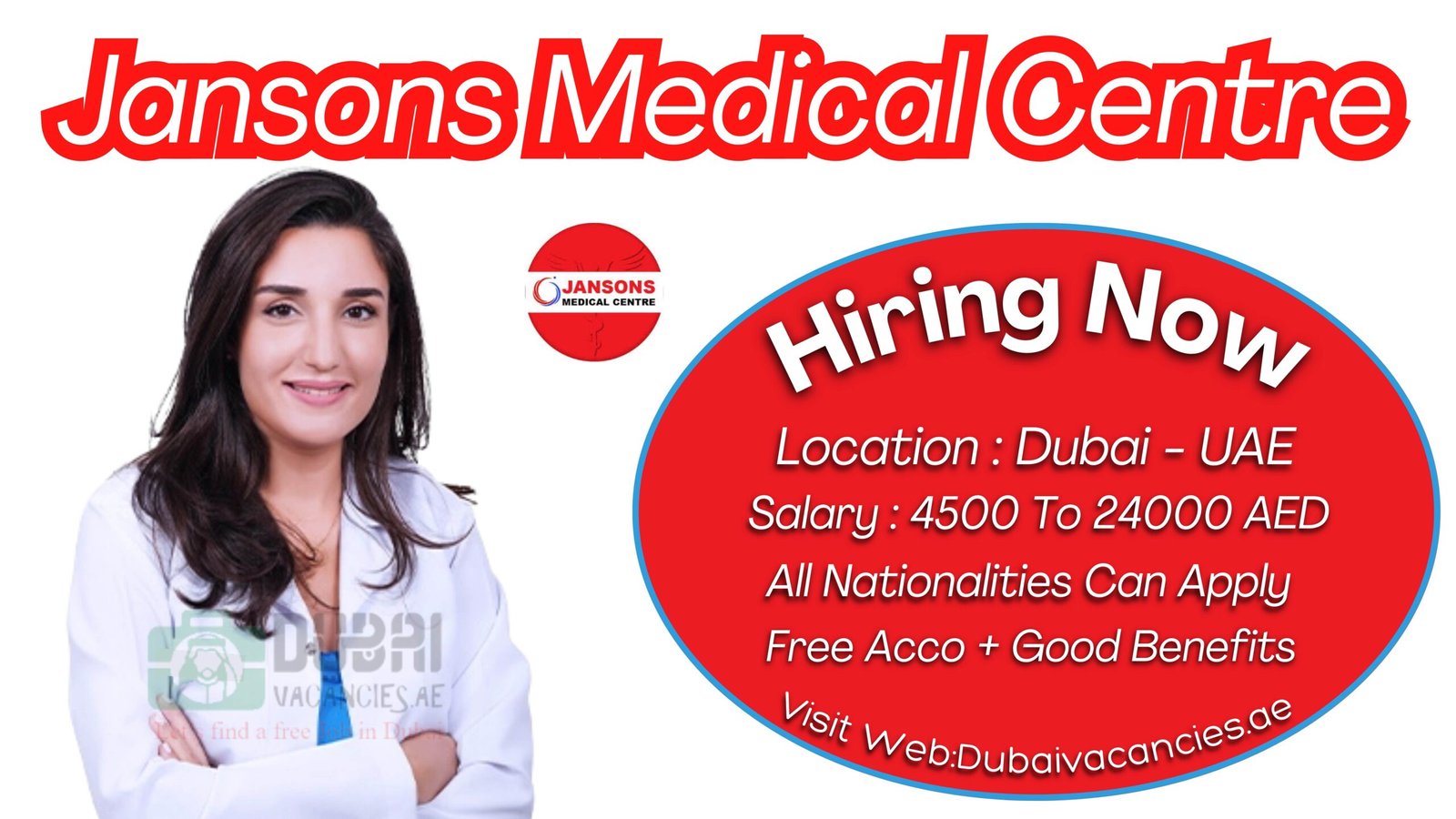 Jansons Medical Centre Jobs