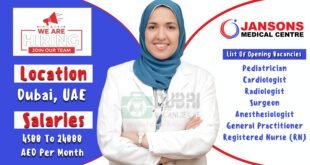Jansons Medical Centre Jobs