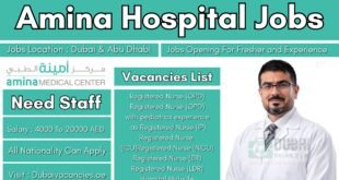 Amina Hospital Jobs