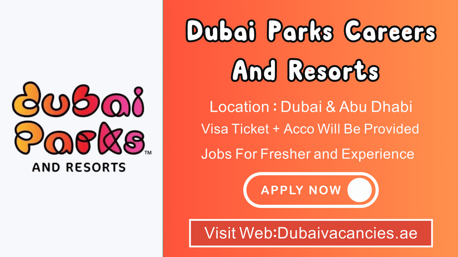 Dubai Parks Careers And Resorts