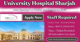 University Hospital Sharjah Careers