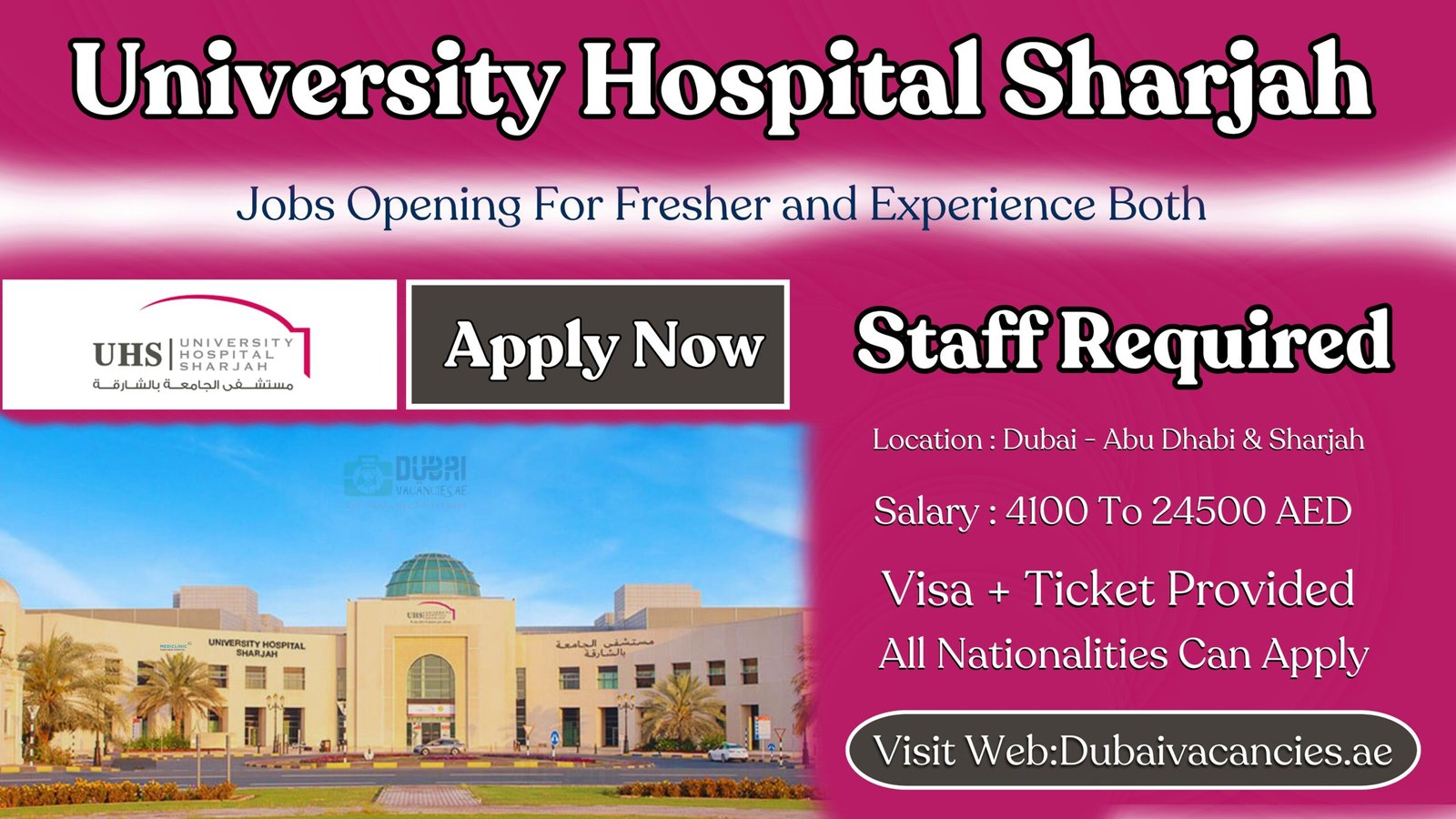 University Hospital Sharjah Careers