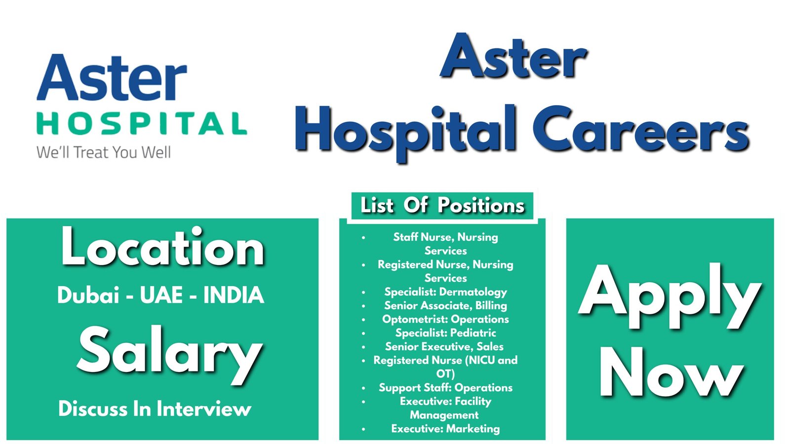Aster Hospital Careers