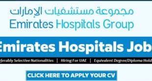 Emirates Hospitals Group Jobs