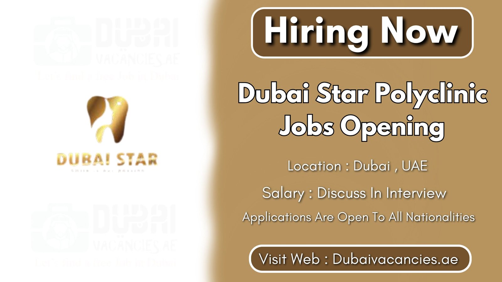 Dubai Star Polyclinic Jobs