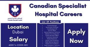Canadian Specialist Hospital Careers
